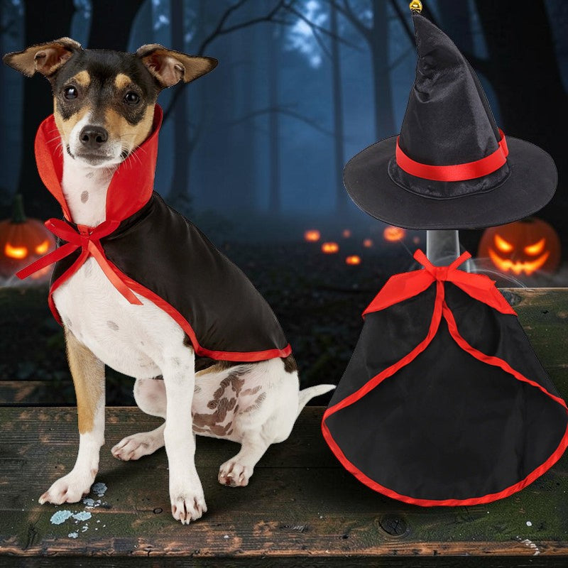 MagicPaw - Enchanting Wizard Cloak Costume for Dogs