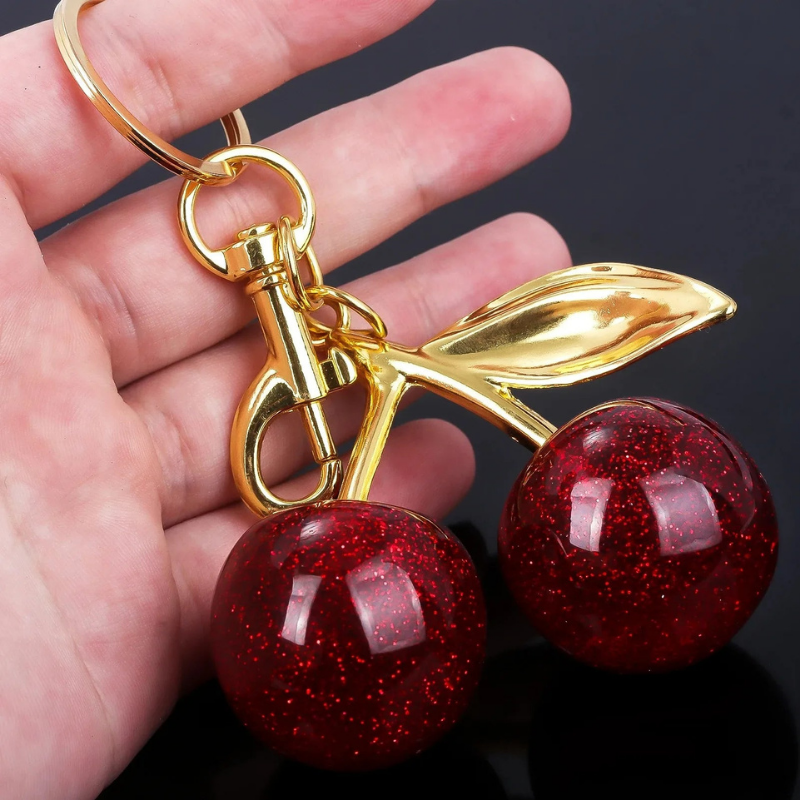 Cherry Pendant Keychain