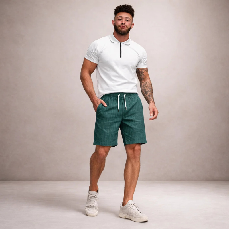 Men's Comfortable Drawstring Shorts with Pockets
