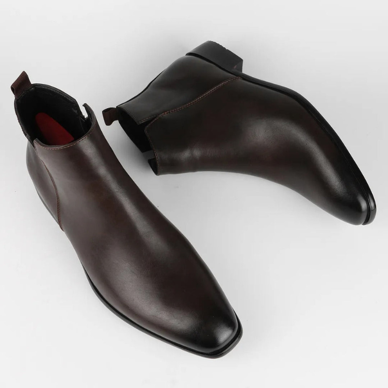 Men's Ankle Boots with Pointed Toe