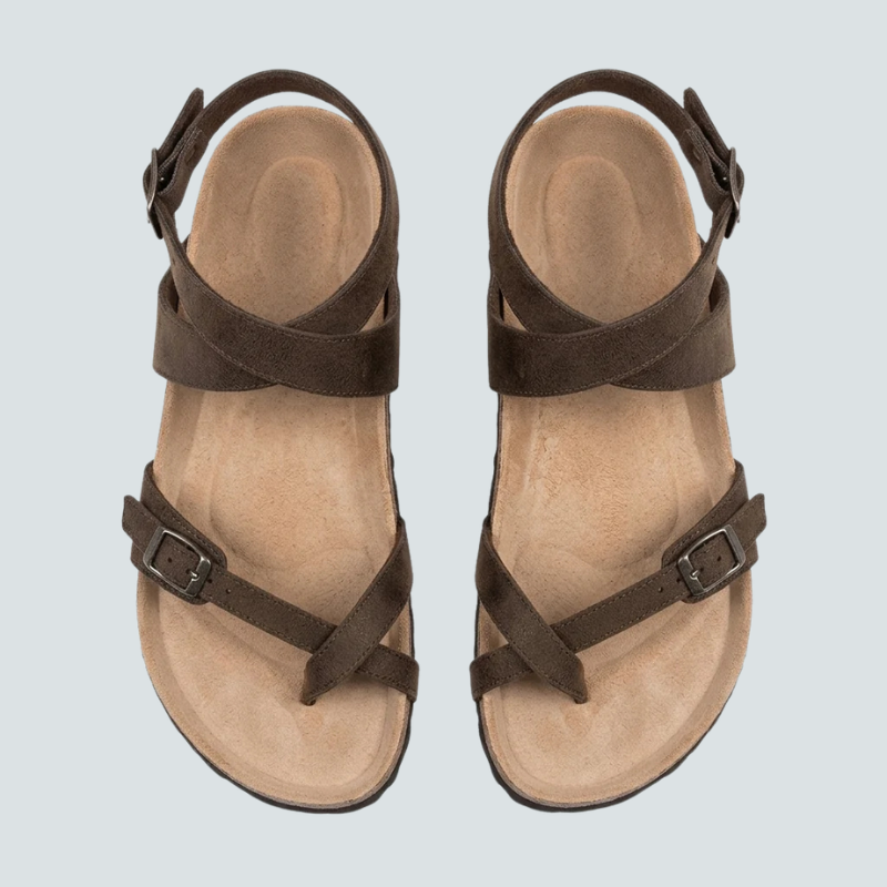 Adjustable Strap Flat Sandals