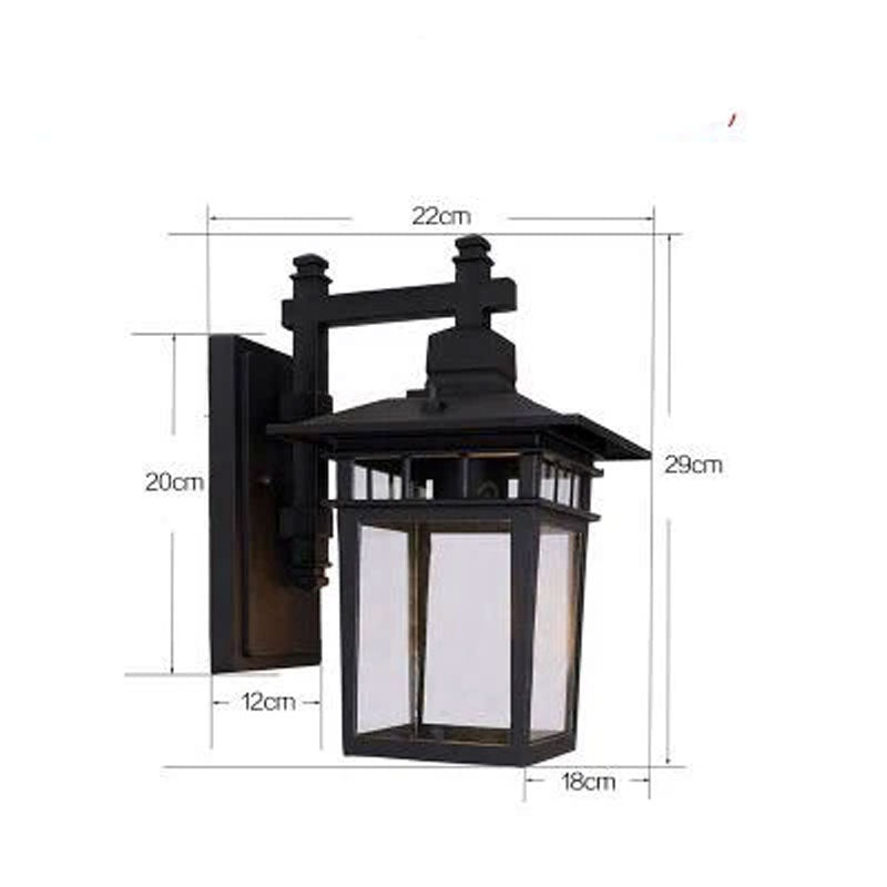 ModernOutdoor - Modern Outdoor Wall Lamp Minimalist Design with Bright Energy-Efficient LED | Weather-Resistant Construction for Durability | Elegant Accent for Facade, Driveway, or Terrace