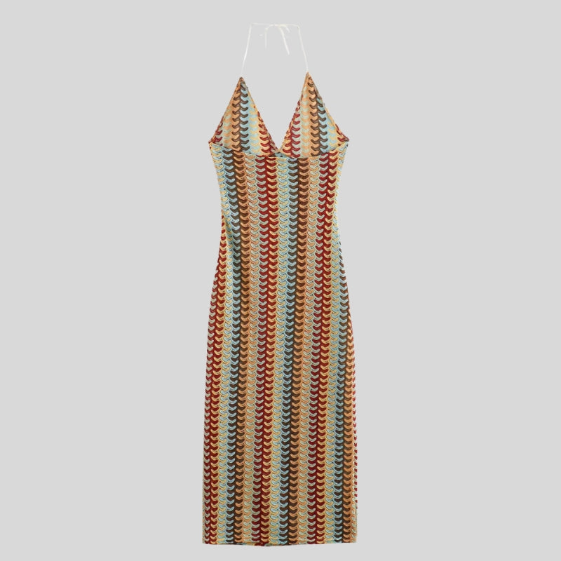 Women’s Sleeveless V-Neck Maxi Dress