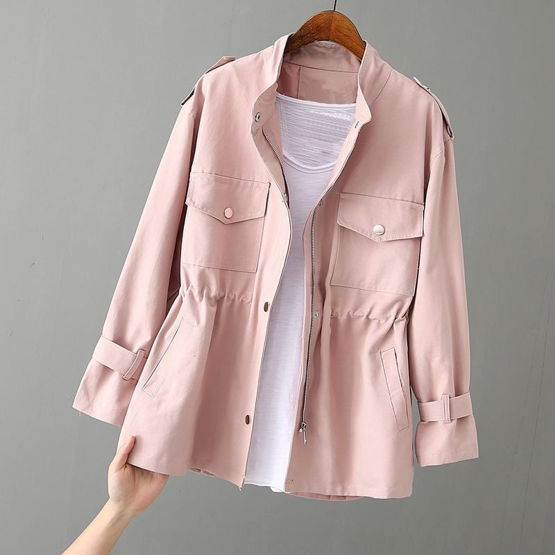 Women’s Long Sleeve Zip-Up Jacket with Pockets