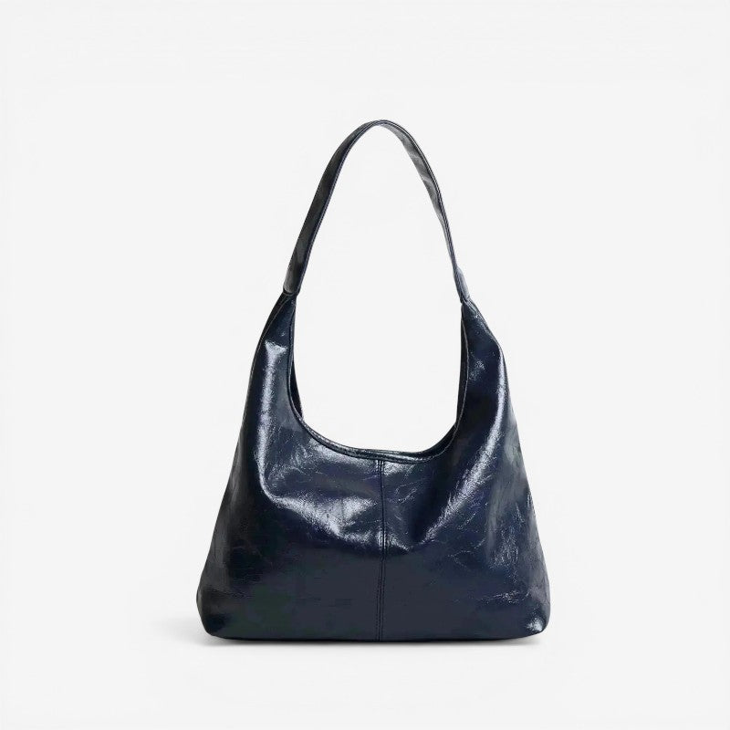 Compact Shoulder Bag with Zip Pocket