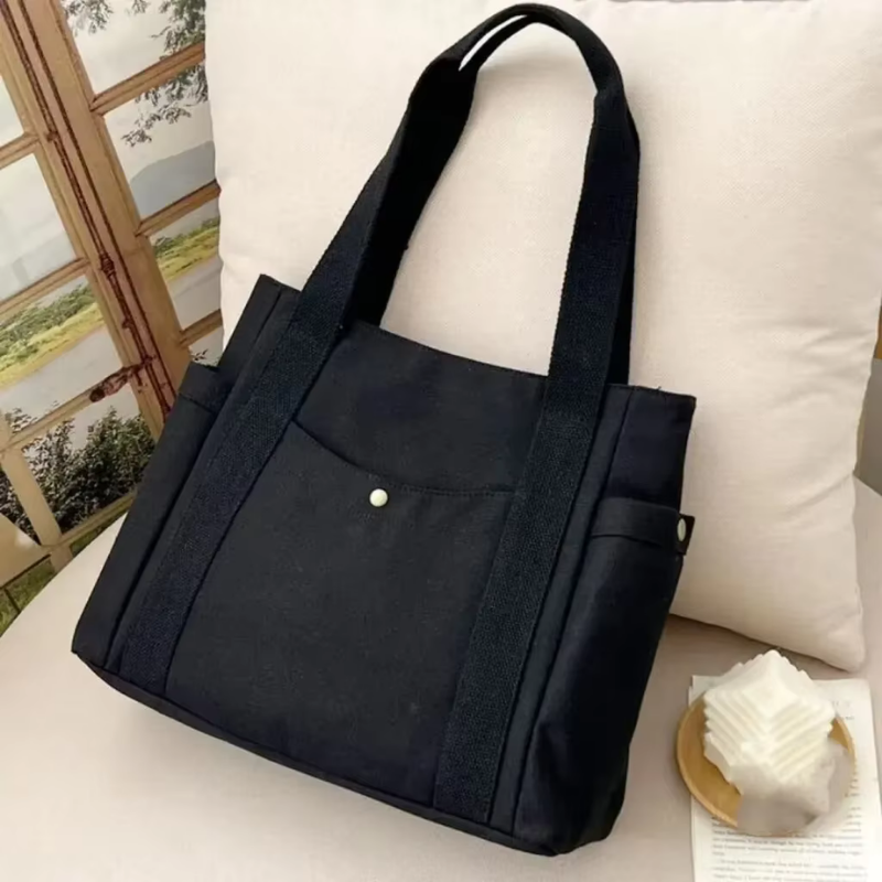 Multi Compartment Structured Tote Bag