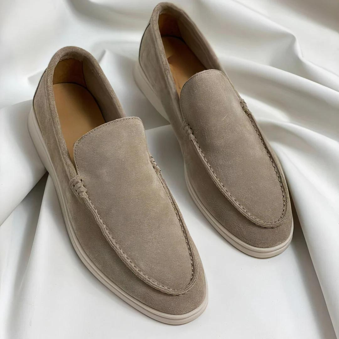 Loafena – Kerek orrú loafer bőr felsőrésszel