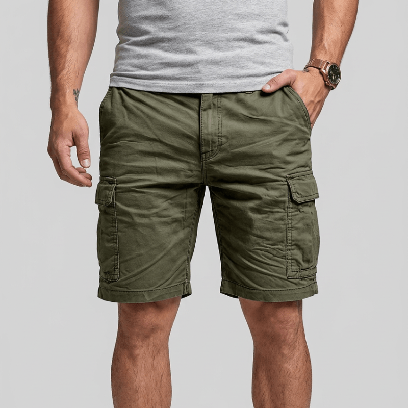 Men's Casual Shorts with Belt Loops