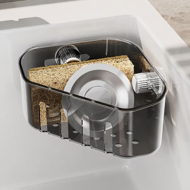 SpinStore - Corner Shower Caddy with Rotating Knobs