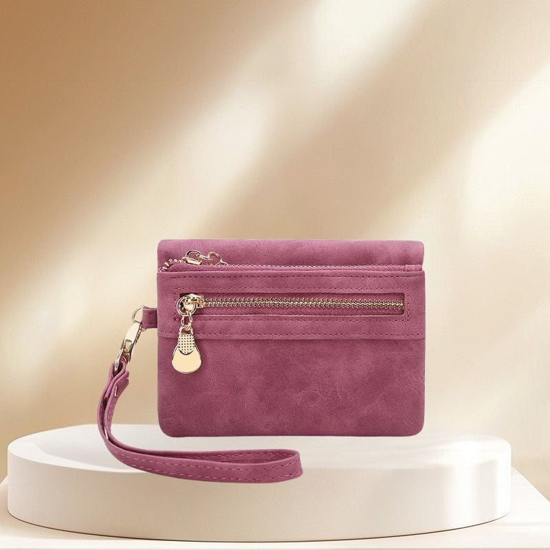 Zipped Wallet with Coin Purse for Women