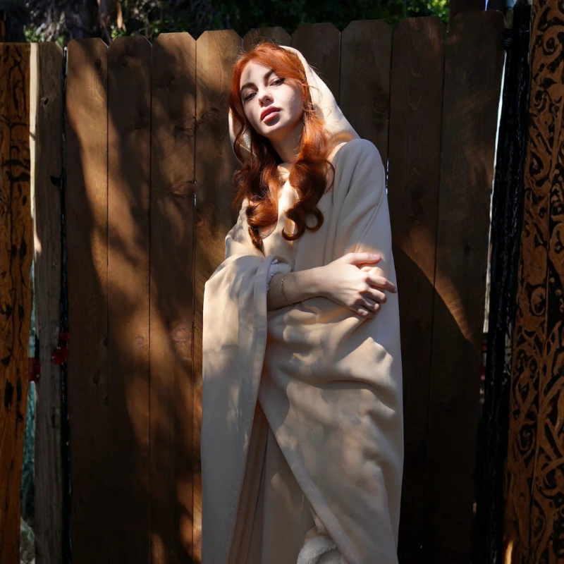 Oversized Fleece Blanket Hoodie