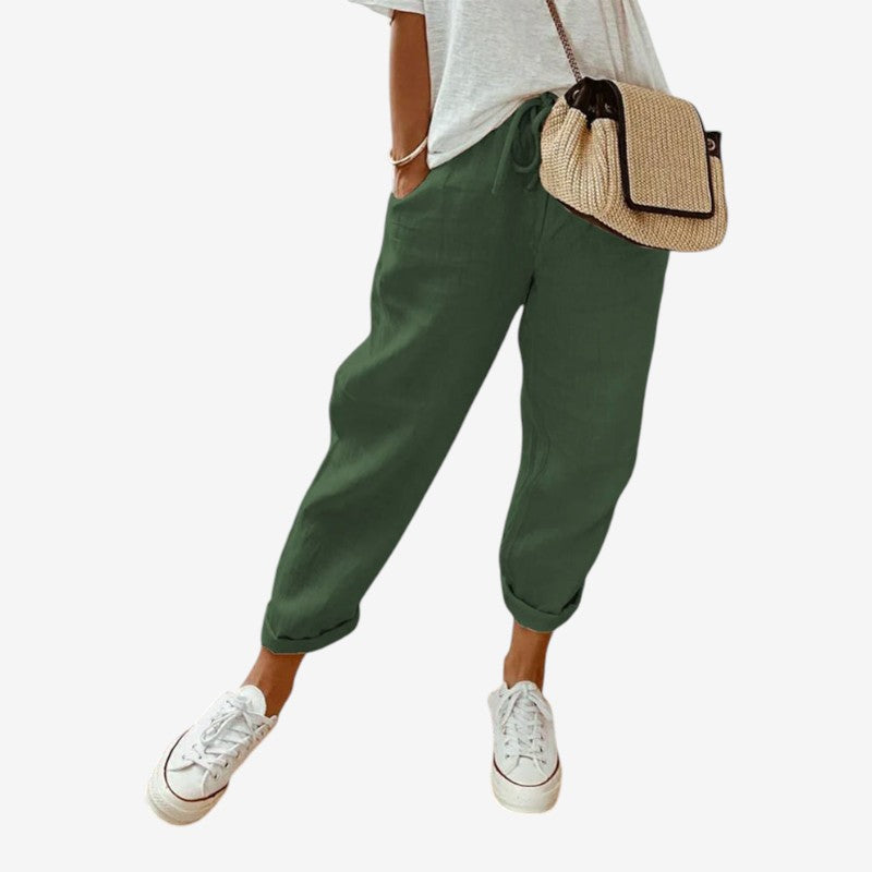 Women's Striped Loose Trousers