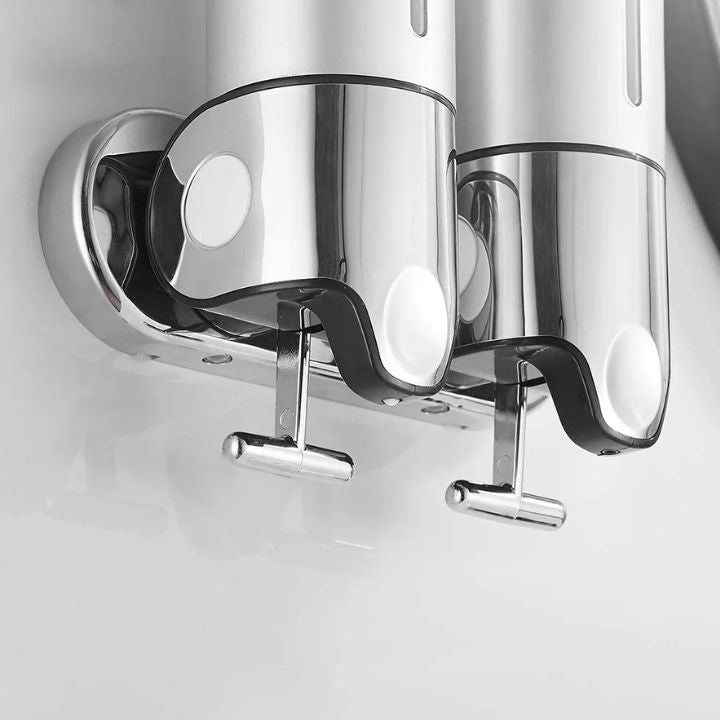 Luxora - Elegant Wall-Mounted Soap and Lotion Dispenser