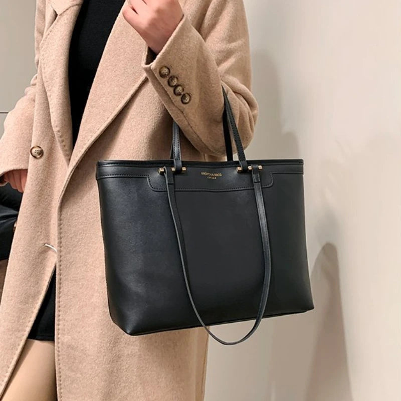Large Capacity Double Handle Shoulder Bag