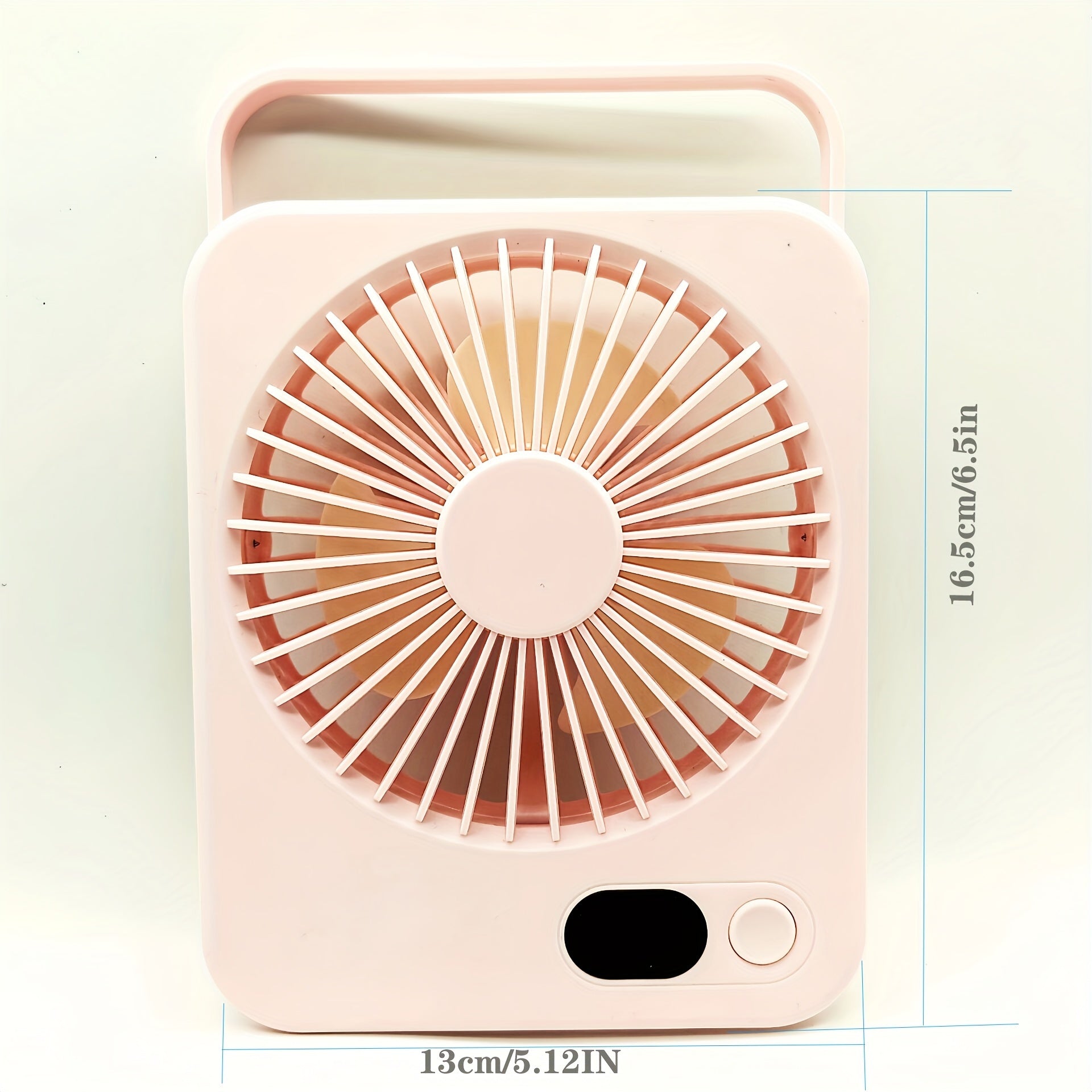 Ultra-Thin Portable USB Fan | Rechargeable Desktop Cooling Solution