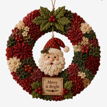 Wreathmas - 3D karácsonyi koszorú DIY készlet ünnepi dekorációhoz