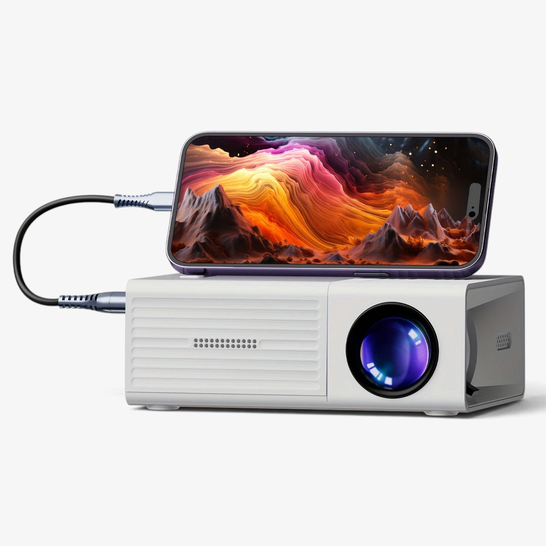 Velqorin – Mini projektor natív 1080P felbontással
