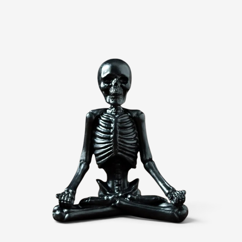 Spooky Skeleton Resin Figurine for Halloween