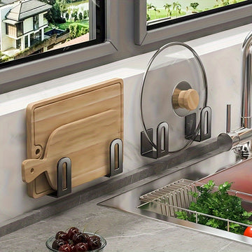 HagenStainless - Stainless Steel Kitchen Hook Rack Wall-Mounted Design for Space-Saving Storage | Durable Rust-Resistant Construction | Multipurpose Hooks for Hanging Utensils, Pots, Towels, and More