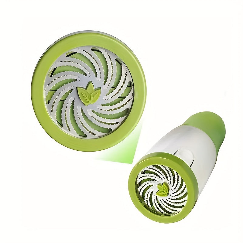 HerbMate - Manual Handheld Herb Chopper Sharp Stainless Steel Blades with Ergonomic Handle | Compact, Lightweight, and Easy to Clean