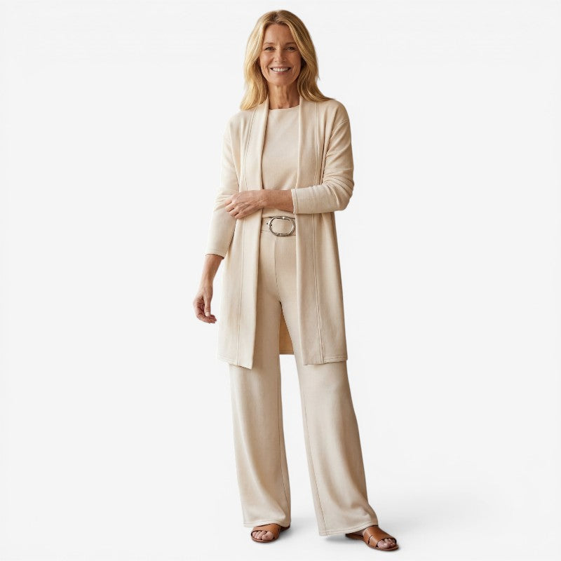 Women's 3-Piece Cardigan and Pants Set