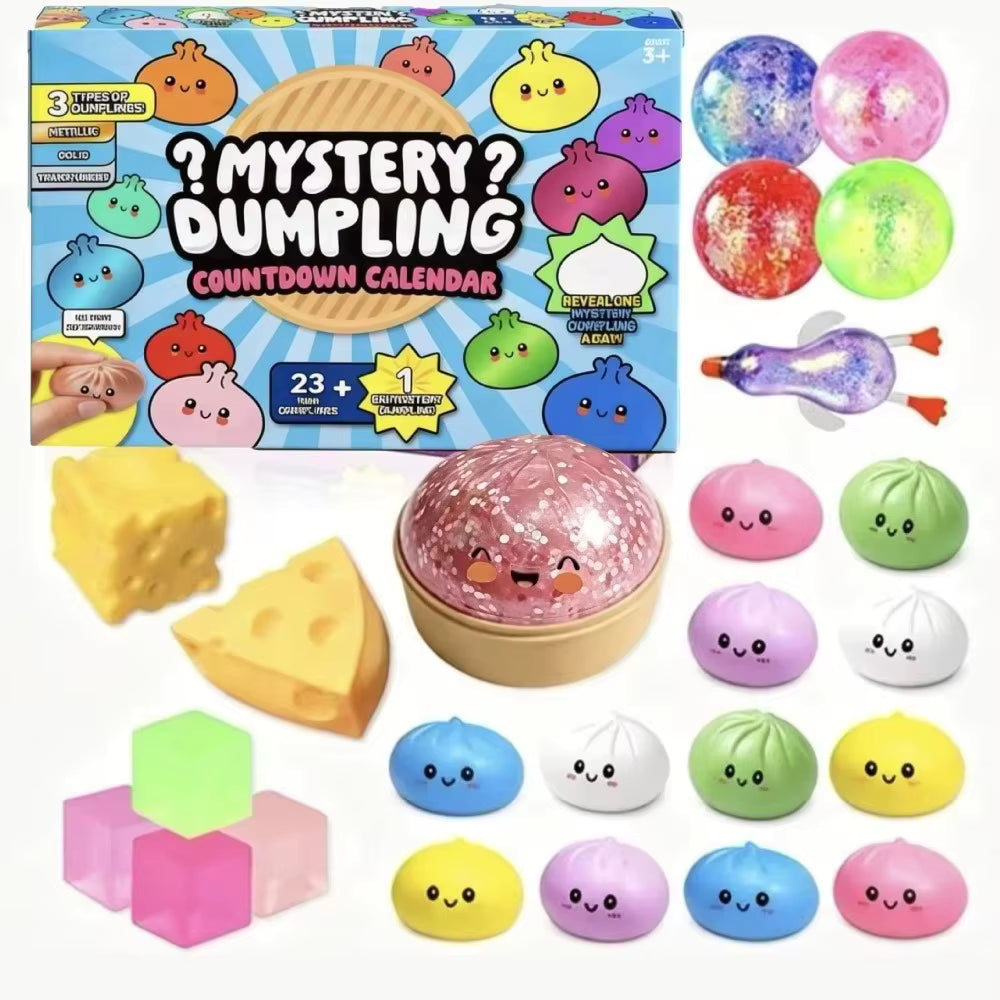 Squeezmas - Squishy játék adventi naptár 24 napos meglepetéssel