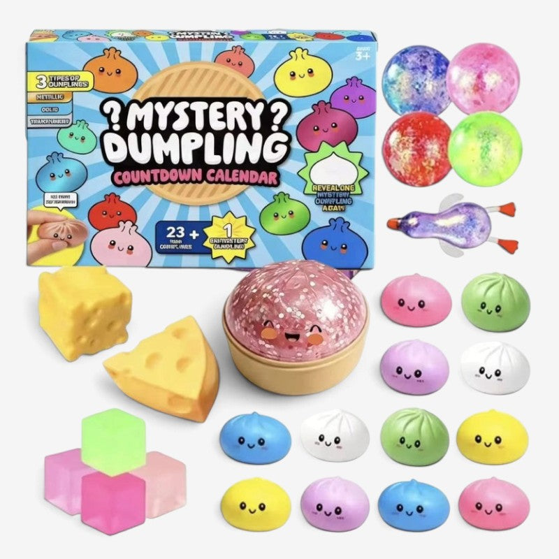Squeezmas - Squishy játék adventi naptár 24 napos meglepetéssel