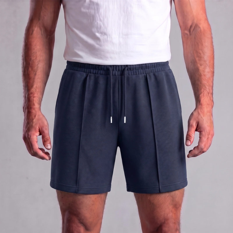 Men's Leisure Shorts with Adjustable Drawstring
