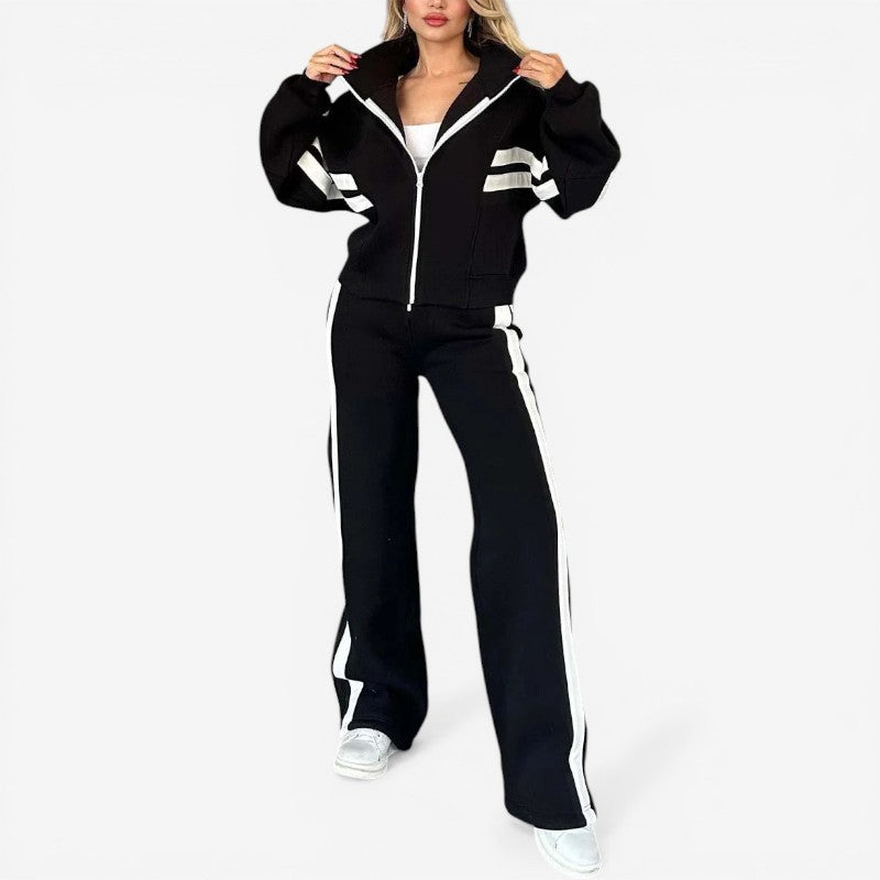 Women’s Two Piece Zip Jacket and Pants Set