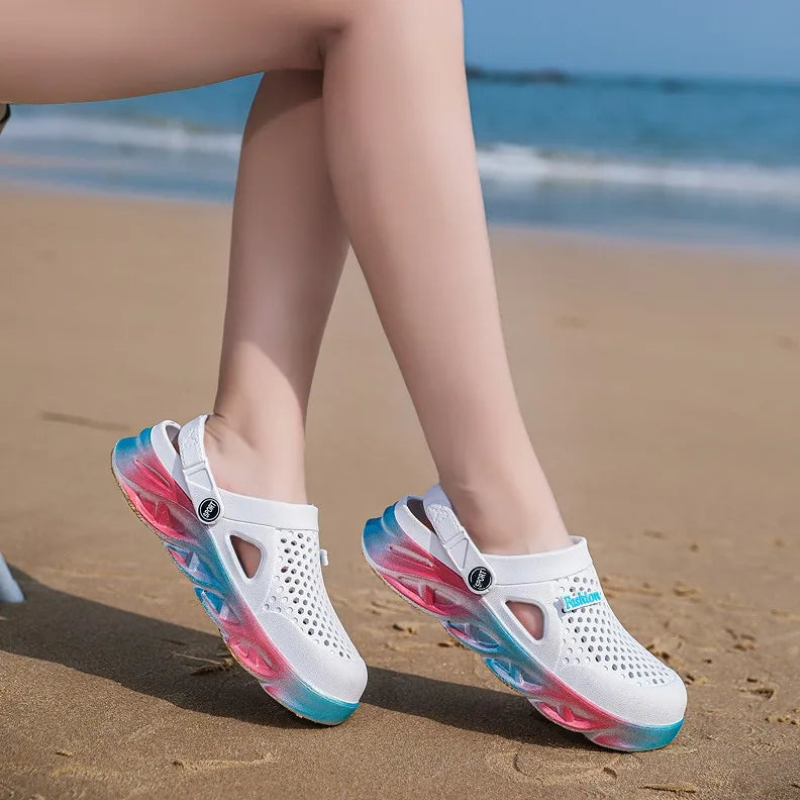 Women's Clogs with Adjustable Heel Strap