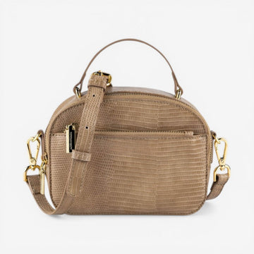 Structured Handbag with Adjustable Strap
