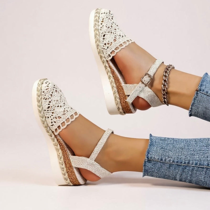 Women’s Ankle Strap Thick Sole Sandals