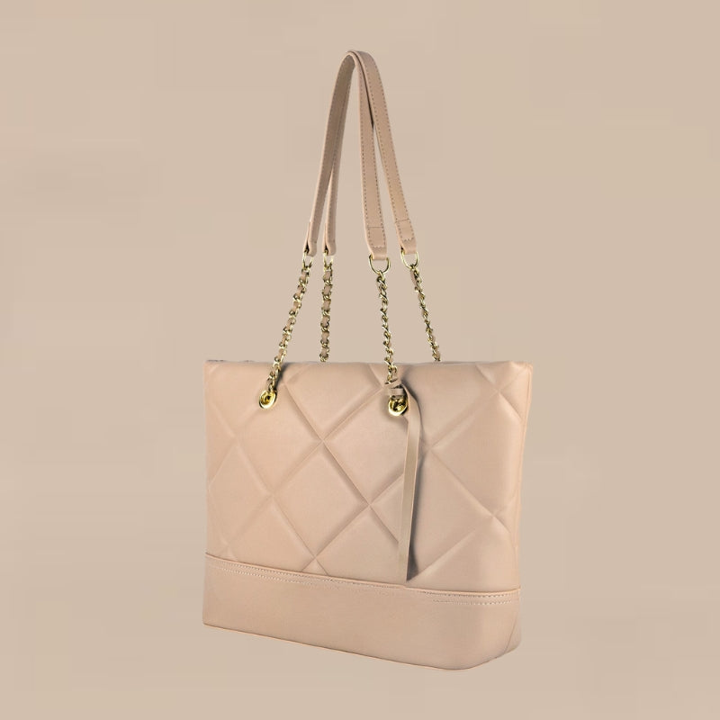 Chain Handle Tote Bag