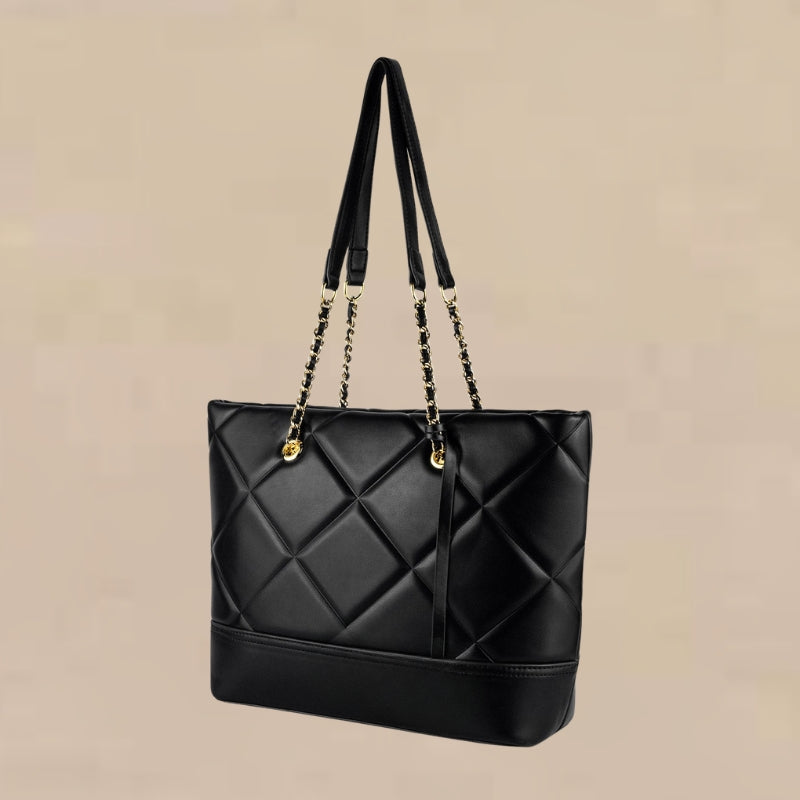 Chain Handle Tote Bag