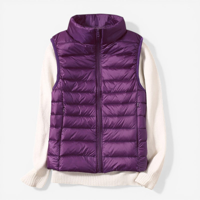 Women’s Sleeveless Zip-Up Jacket