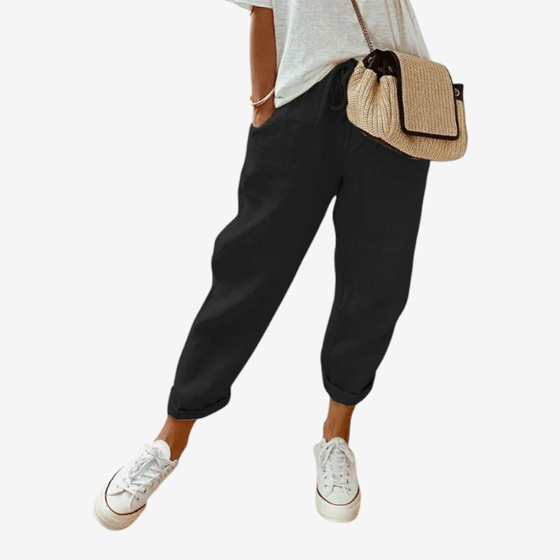 Women's Striped Loose Trousers