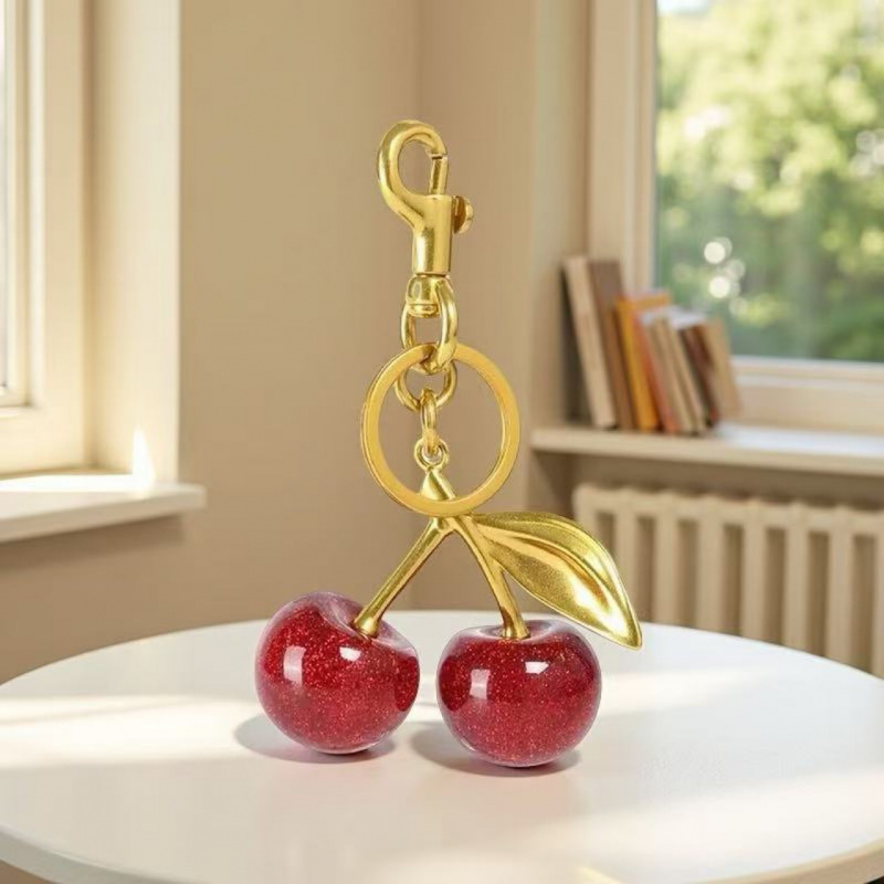 Cherry Pendant Keychain