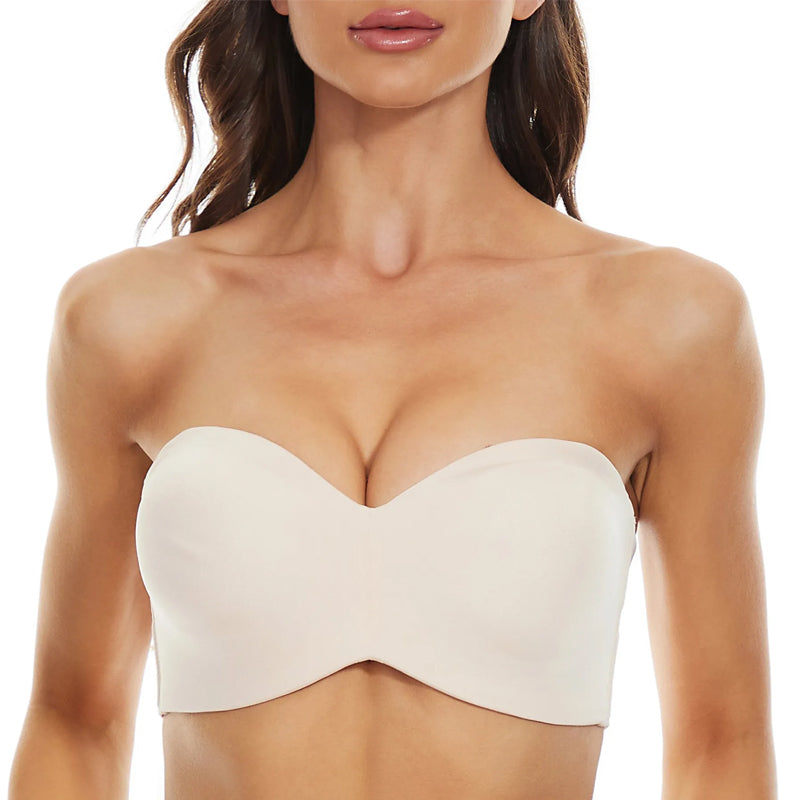 BareLisse - Női pánt nélküli bandeau melltartó levehető pántokkal