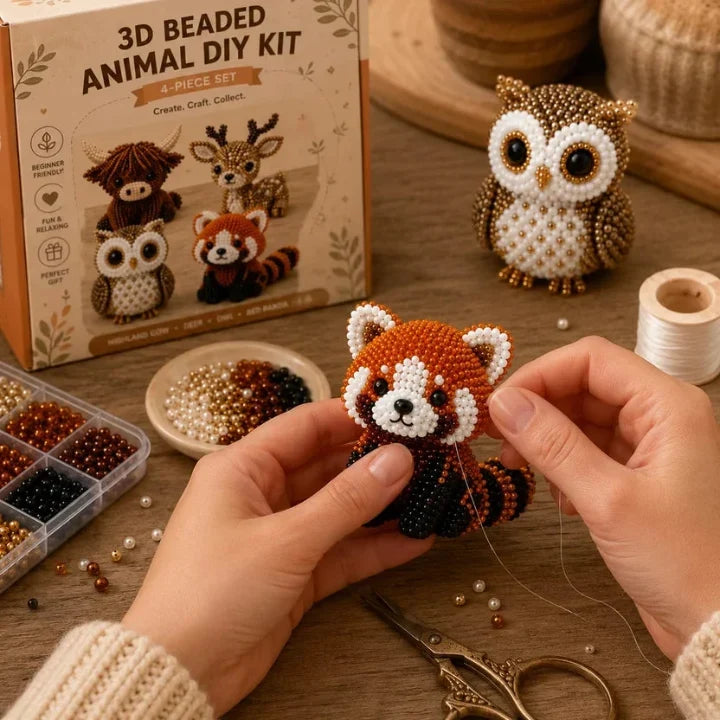 Animbead - Gyöngyállat készlet kézműves figurákhoz és eszközökkel