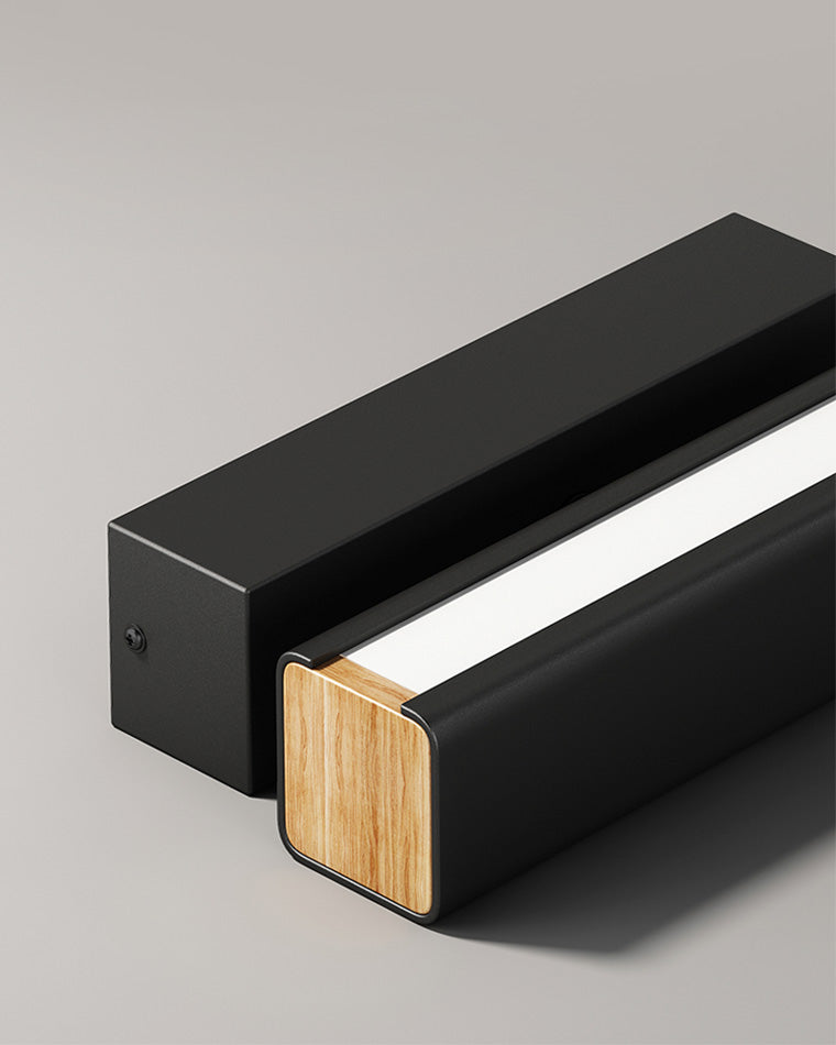 LumoEdge - Modern Minimalist Wall-Mounted Lights Rectangular Black & White Design | Adjustable Space-Saving Mount with Soft Accent Glow | Elegant Lighting for Bedroom, Hallway, or Living Area