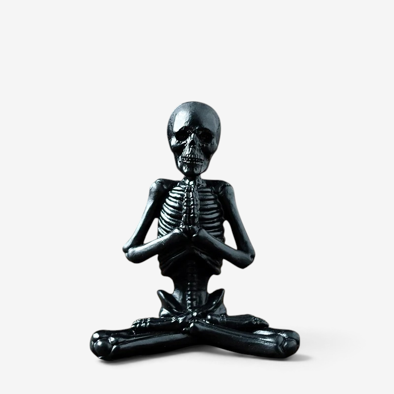 Spooky Skeleton Resin Figurine for Halloween