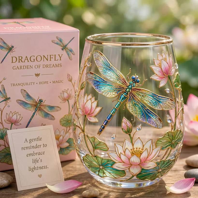 Decovitre - Részletes mintás dekoratív üvegpohár