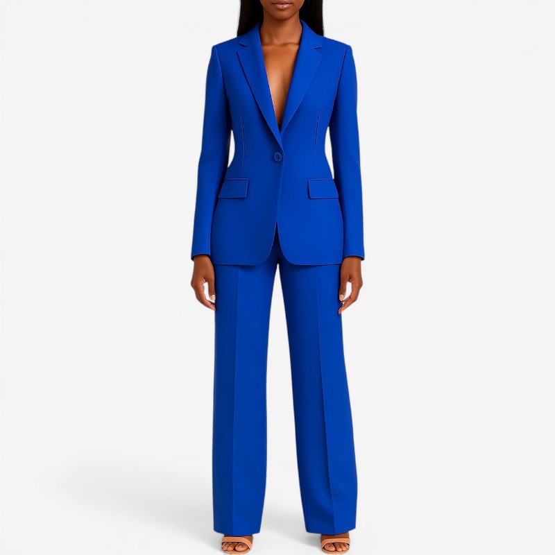 Tailored Blazer and Slim Pants Set