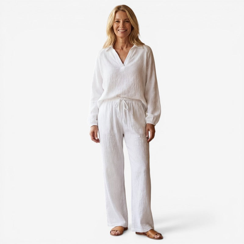 Women's Two-Piece Long Sleeve Pants Set