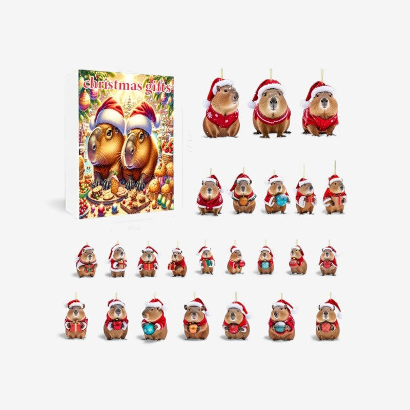 Capyglint - Adventi naptár kapibara figurákkal