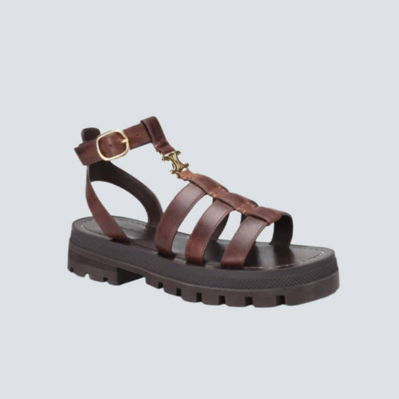 Women's Gladiator Sandals with Adjustable Ankle Strap