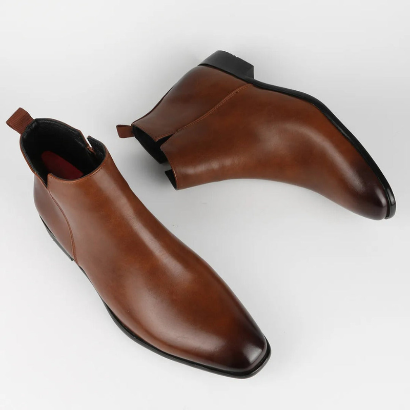 Men's Ankle Boots with Pointed Toe