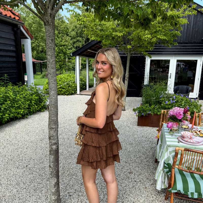 Asymmetrical One-Shoulder Mini Dress