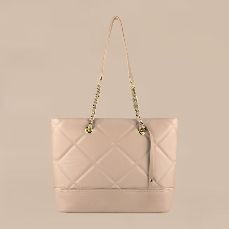 Chain Handle Tote Bag