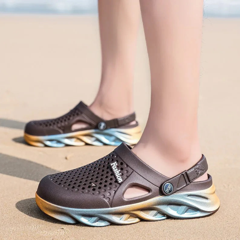 Women's Clogs with Adjustable Heel Strap